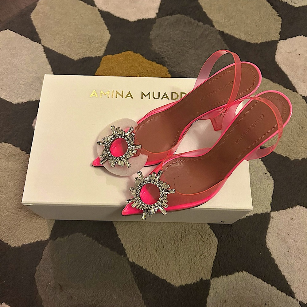 Almost brand new Amina Muaddi Begum